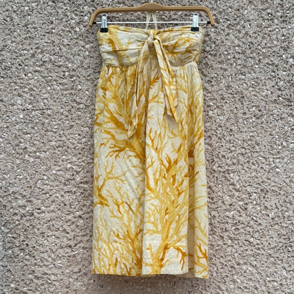 Strapless Cocktail Dress in Mimosa by HD Paris